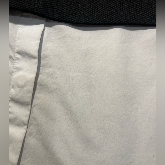 Theory size S , Black Cropped Jacket with White Shirt Layer 100% cotton - Picture 13 of 13